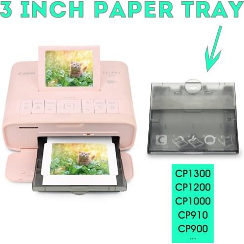 3 inch Tray PVC Tray fit 54*86mm Photo Compatible Canon Photo Printer Selphy CP1300 CP1200 CP1000 CP910 CP900 Paper Input Tray
