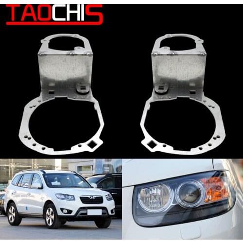 TAOCHIS Retrofit adapter frame Headlight Bracket for Hyundai New SantaFe 2006-2012 Hella 3R G5 5 Projector lens framework
