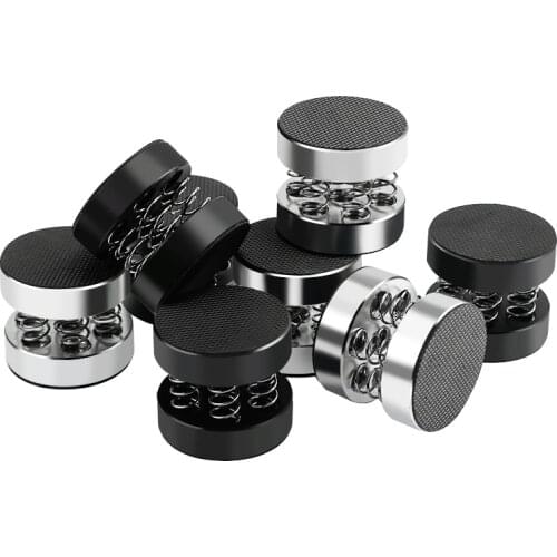 HiFi AMP 44X41MM Speaker Aluminum Isolation Feet Pad Use For Turntable DAC Stereo Audio Speakers Amplifier Feet Pads