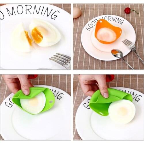 Anti-scald Creative Safety Silicone Egg Poacher Cooker Boiler Egg Poaching Mold Bowl Kitchen Tools Cooking Accessories Pancake