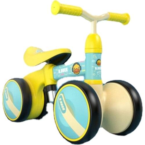 Ride on Play Toys Kids Scooter Child Balance Bike Four Wheels Ride on Car for Children Skating Walker Car Toddler Twist Walker