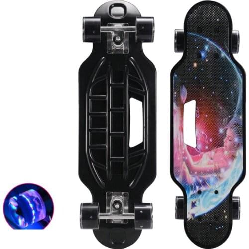 Childrens Portable Big Fish Board Beginner Youth Skateboard Adult Four-wheel Skateboard Professional Skateboard PP Skateboard