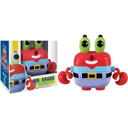 Funko POP SQUIDWARD PATRICK Mr. Krabs PVC Action Figure Collectible Model toys for chlidren birthday Gift
