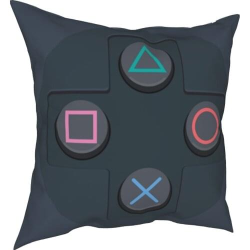 Controller Tasten Kissenbezug Kissen Abdeckung Decor Video Spiel Gaming Gamer Controller Kissen Fall Abdeckung Sitz 40X40cm
