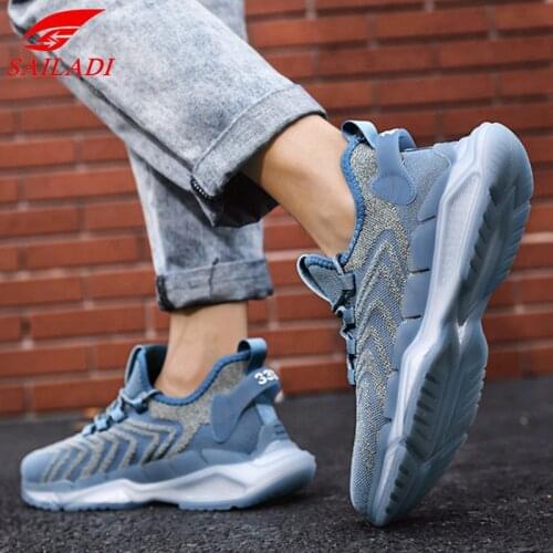 Sailadi Running Shoes Men Night glow Comfortable Breathable Casual Sports Shoes Outdoor Fitness Training Walking Sneakers SA118