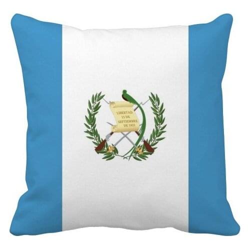 Guatemala National Flag North America Country Throw Pillow Square Cover