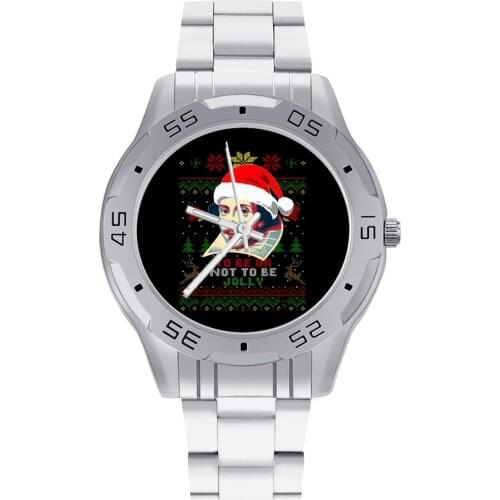 Santa Claus Quartz Watch Design Creative Wrist Watch Stainless Design Fishing Ladies Wristwatch