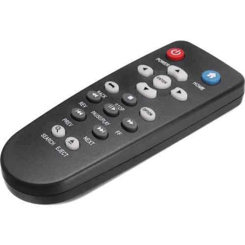 MAYITR Portable TV Live Plus Media Player Remote 433mhz Black ABS Replacement Controller For WD WDBABZ0010BBK WDBACA0010BBK