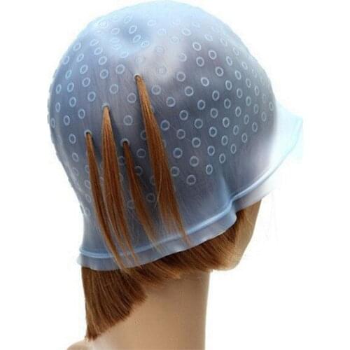 Reusable Professional Salon Hair Color Coloring Highlighting Dye Cap for Hair Extension Styling Tools Barber Beauty Hair Salon