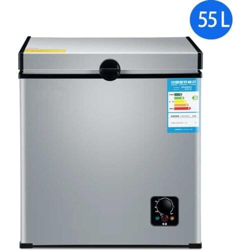 55L Freezer Household Mini Horizontal Freezer Commercial Freezer Single Temperature Electric Freezer