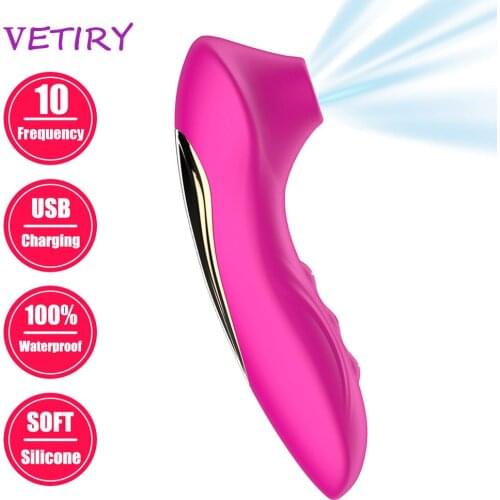 Clit Sucker Vibrator Nipple Sucking Blowjob Tongue Vibrating Clitoris Stimulator Sex Toys for Women Female Masturbator 10 Speeds