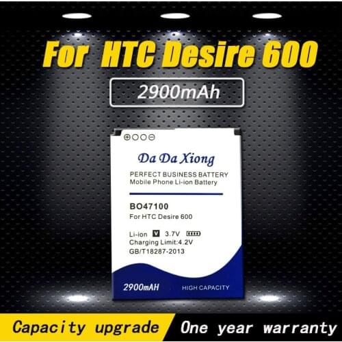 New battery 2900mAh BO47100 Li-ion Phone Battery for HTC Desire 600 606w 609d 608t T528 500 Phone Battery