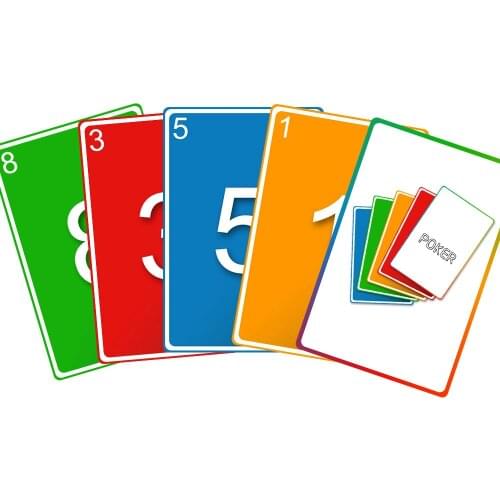 New Board game cards Scrum Poker AG Agile poker card project difficulty estimation card