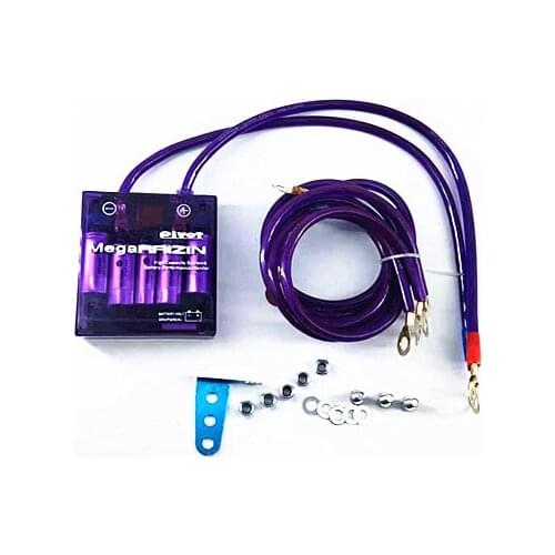 New Purple PIVOT MEGA RAIZIN Universal Car Fuel Saver Voltage Stabilizer Regulator
