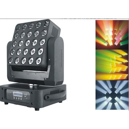 New professional 25pcs 12w Full color RGBW 4IN1 led lamp moving head Matrix light for stage ,party ,KTV ,disco ,DJ