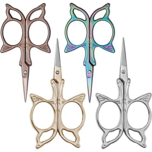 Stainless Steel Retro Sewing Scissors Embroidery Scissors for Sewing and Needlework Tailors Accessories