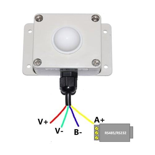 Illuminance; sensor; transmitter; Agricultural Meteorology Illuminance meter RS485 SM3561 series