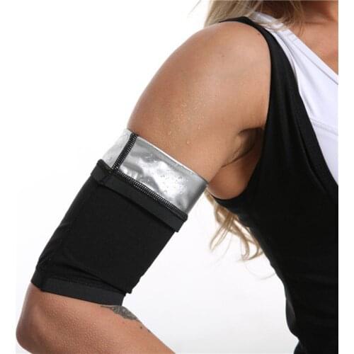 1Pair Sports Arm Band Sweat Belt Sauna Arm Tops Thermo Vest Body Shaper Fitness Control Waist Trainer Slimming Belt Shapewear