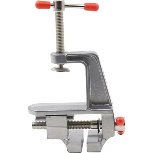 High Quality Durable 3.5" Aluminum Mini Jewelers Hobby Clamp On Table Bench Vise Vice Tool