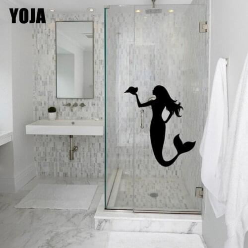 YOJA 24x20.1CM Fashion Childrens Decorative Bathroom Glass Wall Stickers G2-0008