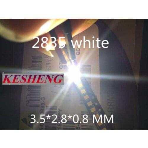 0.2W SMD 2835 LED Lamp Bead 21-25lm White SMD LED 3528 Cool white Beads LED Chip DC3.0-3.4V Freeshipping Sale-Seller 2000PCS/lot