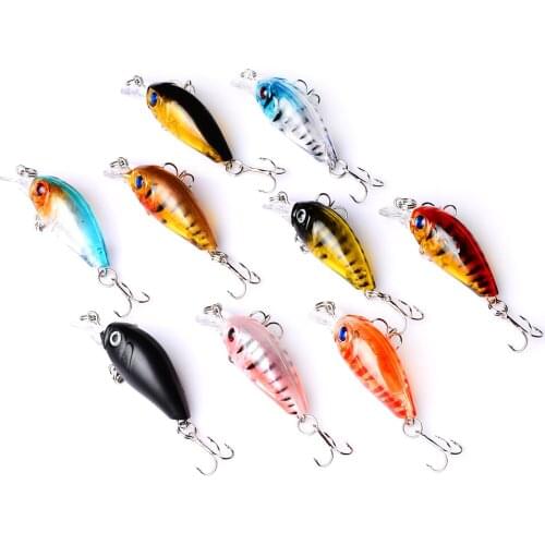 1PCS Topwater Swim Fish Fishing Lure Hard Bait 45mm 4g Artificial Bait Wobbler Minnow Fishing Crankbait Lure Fishing tackle