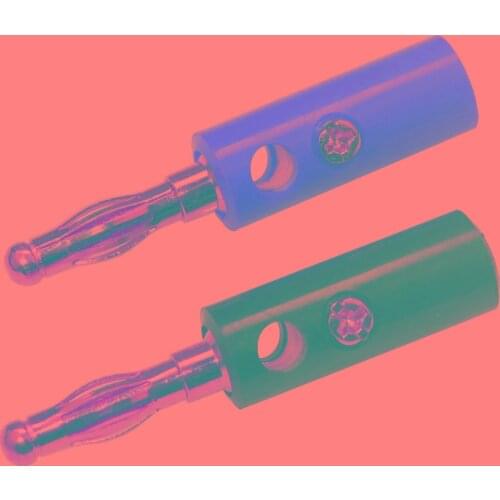 10pcs 4mm Audio Speaker Screw Banana Plug Gold Plated Solderless Stackable BP4109