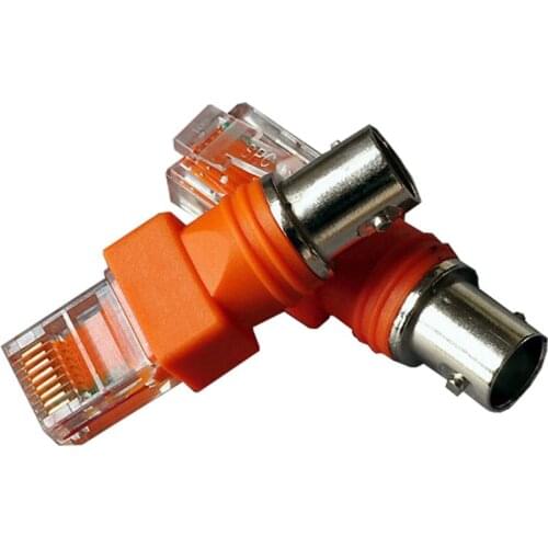 15Pcs/Lot BNC Female to RJ45 male adapter, RJ45 to BNC Connectors Chassis Panel Mount Monitor Accessories