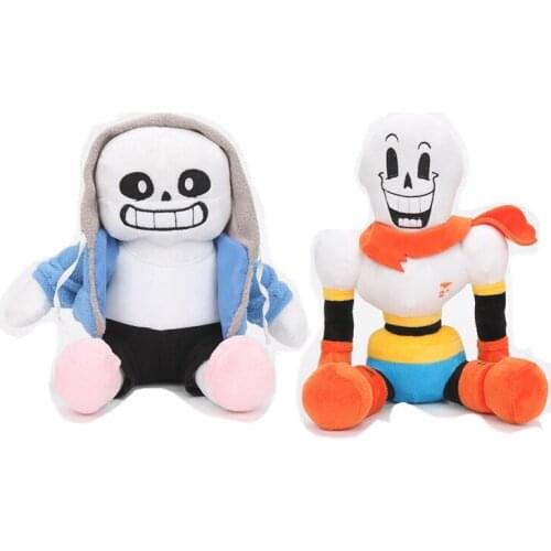 2pcs/set 30cm anime Undertale Plush Toys Undertale Sans Papyrus Asriel Toriel Stuffed Plush Toys Doll for Kids Children gift
