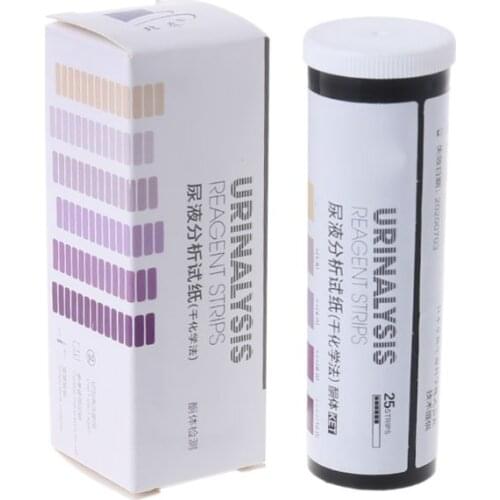 25pcs/set Ketone Strips PH Meter Home Ketosis Urine Test-Atkins Diet Weight Lose Tests Urinary Ketone Paper Dipstick Test Paper