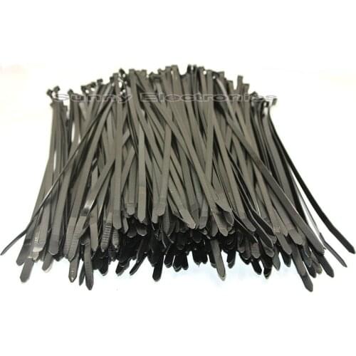 250Pcs/pack 8*300mm high quality Width 5mm black color Factory Standard Self-locking Plastic Nylon Cable Ties,Wire Zip Tie