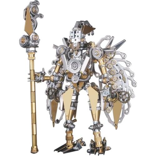 513Pcs DIY Metal Mechanical Mecha Puzzle Model Kit 3D Assembly Pawns Assembly Models Educational Stem Toys Gift - Guan Yu