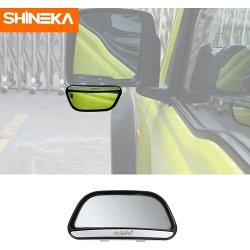 SHINEKA Car Rearview Mirror Blind Spot Auxiliary Adjustable Wide Angle Mirror Accessories For Suzuki Jimny JB74 JB64 JB43 2007