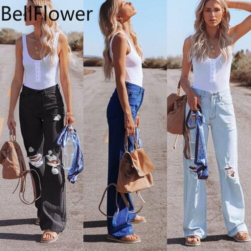 Женские высокие джинсы BellFlower China At AliExpress