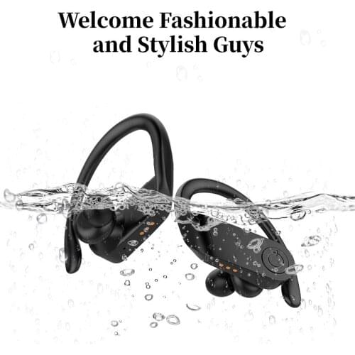 HIFI bluetooth earphones noise free wireless headphones waterproof TWS ear buds well-designed light headset for sports, music