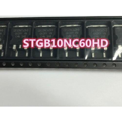 Good quality STGB10NC60HD GB10NC60HD TO263 GB10NC60 N-channel 600v 10A original IGBT Free shipping