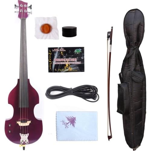 Quality cello electronic cello ebony wood purple