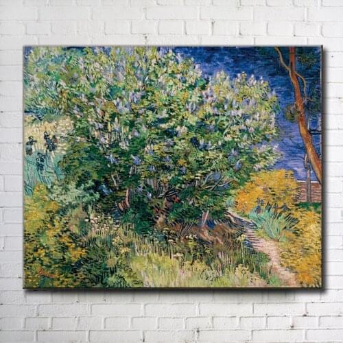 Impression Van wild plants landscape canvas printings oil painting printed on canvas home wall art decoration pictures no frame