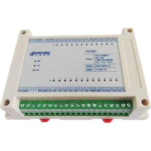 Switching input module 24 road switch 8 road measurement frequency count 4 pair of axial encoder RS485 dry wet contact