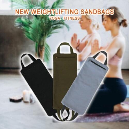 Yoga Sand Bags Indoor Double Bag Yoga Accessories Fitness Sandbags Prop For Adding Weight Support Weightlifting Supplies