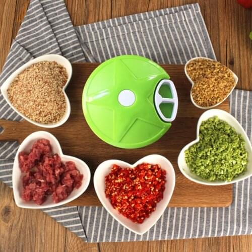 Multifunction Vegetable Cutter High Speedy Design Vegetable Fruit Twist Shredder Manual Meat Grinder Chopper Garlic Cutter