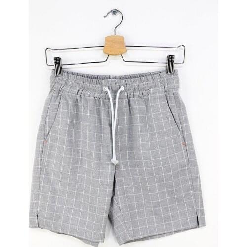 Premium Design Pixel Bermuda Arrive Casual Mens Linen Shorts