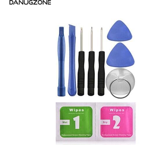 10 Set Disassembly Tool Set Screwdriver Suction Cup Wet And Dry Alcohol Bag