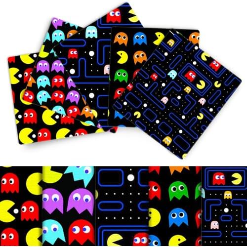 5pcs 50*145cm Patchwork Game Polyester Cotton Fabric Set Tissue Sewing Quilting Fabrics Needlework Material DIY Handmade,c16336