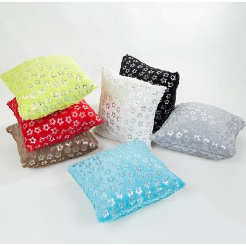 Pure Color Soft Sofa Plush XINGX Hot Silver without Core Pillow and Cushion Cover Car Cushion Multicolor