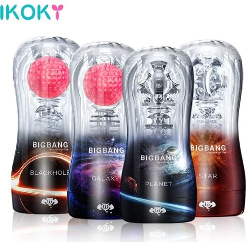 Transparent Glans Sucking Sex Toys for Men Penis Pump Enlargement Real Pussy Male Masturbator Cup Erotic Machine Massager Shop