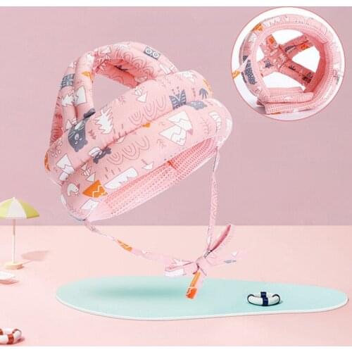 Baby Toddler Cap Anti-collision Protective Hat Baby Safety Helmet Soft Comfortable Head Security & Protection - Adjustab