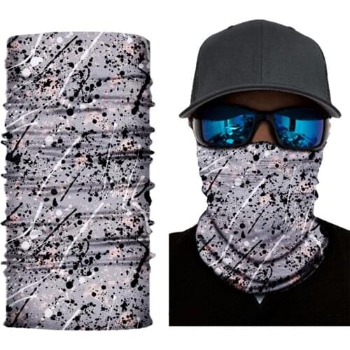 Neck Gaiter Scarf Outdoor Colorful Print Headscarf Skiing Snowboard Windproof Half Face Cover Warmer Scarves Hood For Women Men