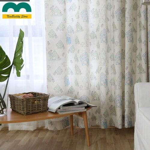 Nordic Curtains for Living Dining Room Bedroom Cartoon Curtains Childrens Room Boy Bedroom Curtains Cartoon Curtains Cloth