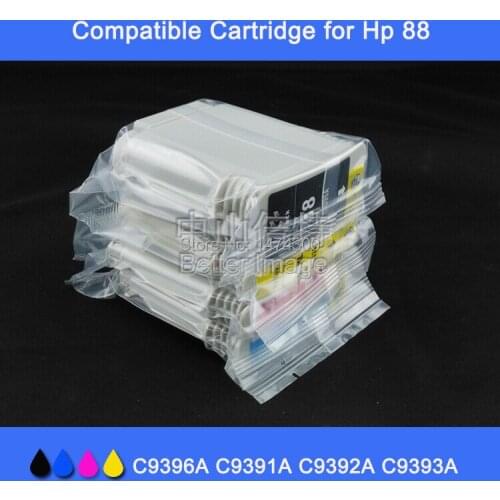 XIMO 6sets,24PCS of C9396A,C9391A C9392A C9393A compatible ink cartridge for HP88 with chip